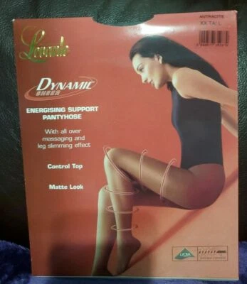 Nuevas pantimedias transparentes Levante Dynamic talla XX altas antracita ---S28 Foto 1 de 2