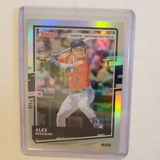2020 Donruss Alex Bregman 109/320 Career Stat Line #112 Houston Astros