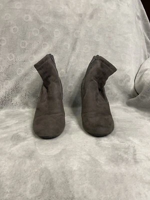 Carlos Santana Botines Tela Gris Bloque 3” Tacones con Cremallera Talla 5.5M Foto 1 de 4