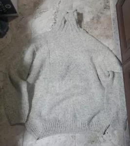 HERMOSO SUÉTER DEVOLD NORWAY OLMES CARETTI GRIS BREZO SIMULADO PARA HOMBRE TALLA GRANDE - Imagen 1 de 5