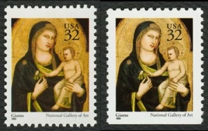#3003 y 3003A 32c Madonna y Niño, Como Nuevo **CUALQUIER 5=ENVÍO GRATUITO** - Imagen 1 de 3