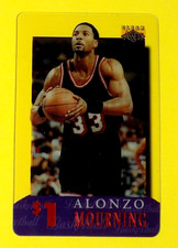 1996 Classic #25 ALONZO MOURNING $1 Sprint Phone Card Basketball Card