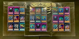 Yu-Gi-Oh! 3er Set ungeschnittene Blätter LVAL Secret Rares 1. Auflage Legacy of Valiant - Bild 1 von 7