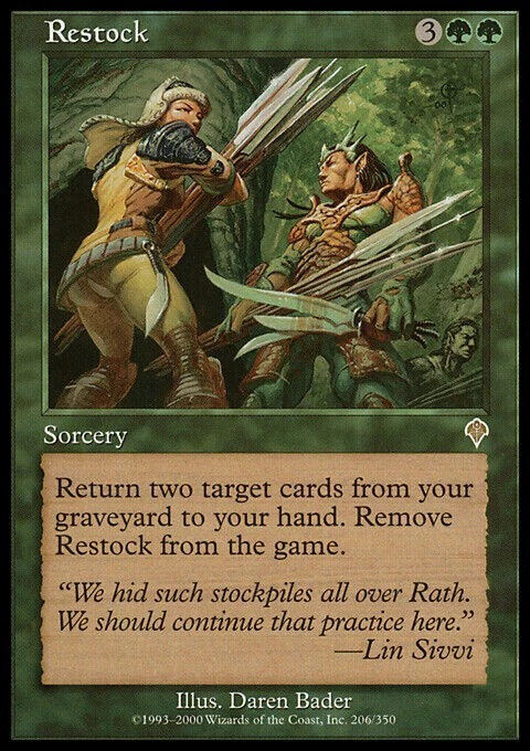 Restock SP Invasion MTG Magic The Gathering Green English Card - Image 1 of 1
