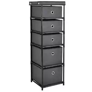 Lienzo 5 Cajonera Dormitorio Muebles Gabinete de almacenamiento Unidad Organizador - Imagen 1 de 2