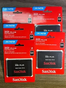 SanDisk SSD PLUS 480GB 1TB 2TB SATA III 2.5-Inch Internal Solid State Drive - Picture 1 of 7