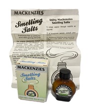 Vintage Mackenzies Odore Sali Fa Scomparire E Sollievo Eucalipto W/Scatola