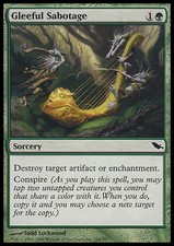 Gleeful Sabotage x1 1x Shadowmoor NM MTG