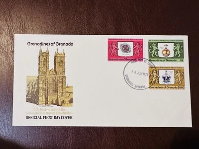 Grenada FDC 1978 Coronation Elizabeth II CARRIACOU POSTMARK - Image 1 of 2