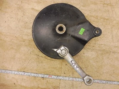 1985 Kawasaki 454 LTD EN450 K271* Rear Wheel Brake Plate #2 - Image 1 of 4