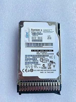 IBM 1.2TB 00AJ146 00AJ147 00AJ150 2.5 in 1.2TB 10K 6Gb/s SAS G3HS HDD Hard Drive - Image 1 of 4