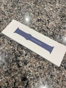 Genuine Apple Watch Sport Band DENIM Blue 42mm MEDIUM/LARGE M/L *UNOPENED* - Zdjęcie 1 z 4