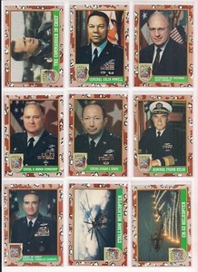 Desert Storm Trading Cards - Card Value