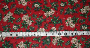 Tela de pascua vintage Cranston Navidad con manchas doradas (por comprar) - Imagen 1 de 5