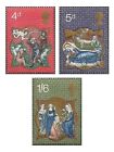 1970 GB UK Stamps ~ CHRISTMAS NATIVITY ~ Set of 3 ~ MNH
