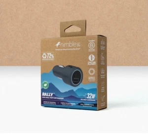 Nimble RALLY Car Charger 32W USB A & C - Picture 1 of 6
