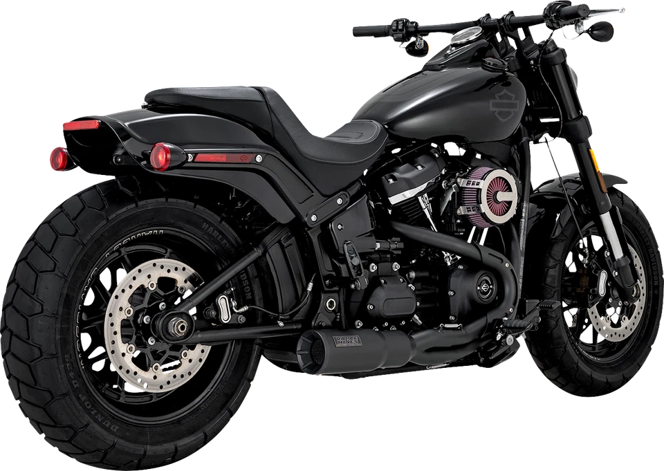 Sistema de escape corto Vance & Hines 2 en 1 Upsweep acero inoxidable negro 47331 Foto 1 de 1
