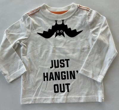 Camiseta unissex de Halloween Crazy 8 menino menina tamanho 12 a 18 meses. Novo com etiquetas. - Imagem 1 de 2