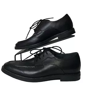 Sperry Gold Cup Black Leather Oxford Derby Men's Size 8 Lace Up Dress Shoes - Picture 1 of 13