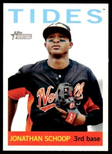 2013 Topps Heritage Minor League Venezuelan Jonathan Schoop Norfolk Tides #41 - Picture 1 of 2