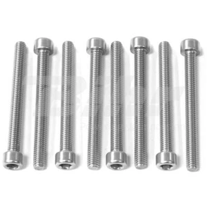 Kit viti testa cilindrica esagono incassato M6x60mm (10 pack) Alluminio argento - Picture 1 of 1