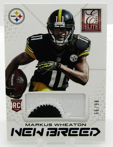 Panini 2013 Elite Football New Breed Jersey Markus Wheaton Steelers 96/99 No. 16 - Picture 1 of 3