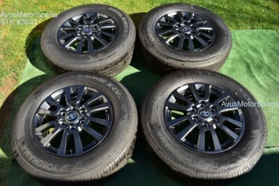 18" Toyota Land Cruiser 1958 Edition OEM Factory Alloy Wheels Tires 2025 Tacoma - Image 1 of 4