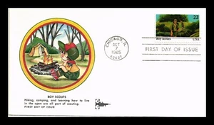 DR JIM STAMPS US COVER BOY SCOUTS YOUTH ORGANIZATIONS FDC GILL CRAFT CACHET - Picture 1 of 2