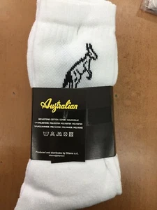 Australian Tennis Frottee Socken Weiß 6er Pack - Bild 1 von 1