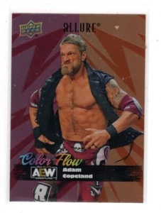 2024 Upper Deck AEW Allure Color Flow Rojo-Naranja Adam Copeland #CF-16 - Imagen 1 de 1
