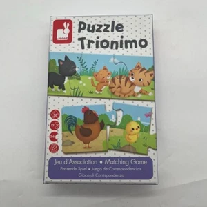 Janod Trionimo Juego de 10 Rompecabezas Animales 3 Piezas - Imagen 1 de 3