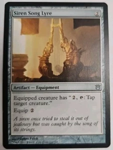 MTG Magic The Gathering Card Siren Song Lyre Artifact Equipment Born Of The Gods - Picture 1 of 2
