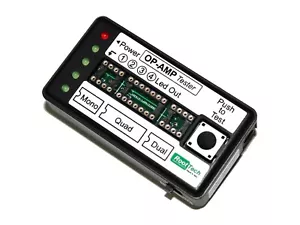 Test OP AMP Tester operazionali Singolo , Doppio,Quad, LM324,NE5532,TL082,TL071 - Foto 1 di 4