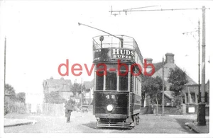 Straßenbahn Foto Isle of Thanet elektrische Straßenbahnen Milnes Car 42 Margate Tramcar - Bild 1 von 1
