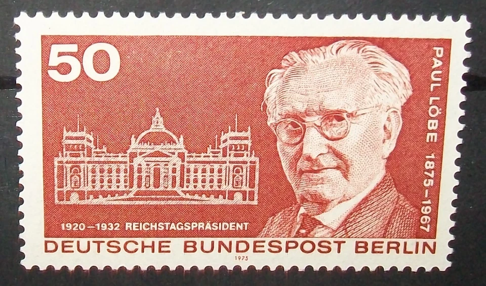 N°770AC SELLO ALEMÁN BUNDESPOST BERLIN 1975 NUEVO SIN PLEGAR Aus Foto 1 de 1