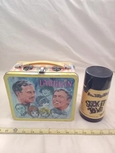 vintage 1968 Laugh-In Metal Lunchbox & Thermos. nice. - Picture 1 of 17