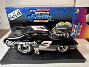 Muscle Machines Dale Earnhardt 1969 Chevy Chevelle (White Bottom) 1:18 Diecast - Picture 1 of 24