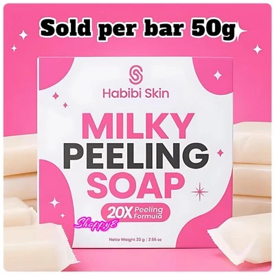 Habibi Skin Essenstial - Milky Peeling Soap (50g -4bars)