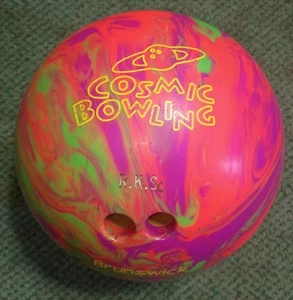 Brunswick Disney Goofy Cosmic Bowling Ball PLA7360 With Brunswick Bag - Picture 1 of 20