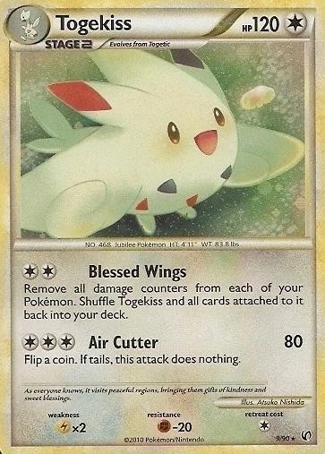 Togekiss - 9/90 - Holo Rare PL/MP, English Pokemon Undaunted - Image 1 of 1