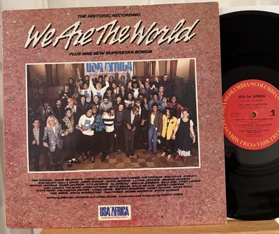 We Are the World Vinyl LP Columbia USA 40043 USA For Africa VG+ 1st Pressing - Image 1 of 4