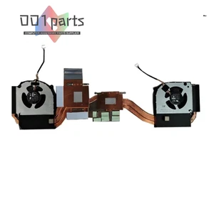 New For CLEVO NP70HP FNTR FNTS CPU+GPU COOLING FAN HEATSINK NP7HN-102 - Afbeelding 1 van 2