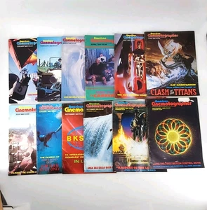 VTG American Cinematographer Magazine 1981 Complete Year Lot of 12 issues - Picture 1 of 17