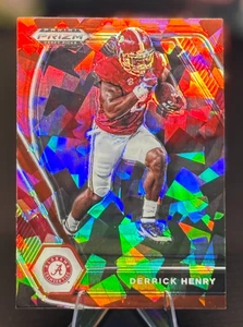 2021 Prizm Draft Picks Derrick Henry Red Ice Prizm #81 Alabama - Picture 1 of 2