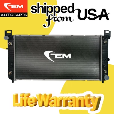 2370 34'' Radiator Fit for Chevy Silverado 1500 2500 Suburban Tahoe 4.8 5.3 6.0L - Image 1 of 4