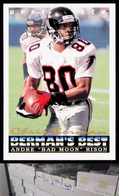 1993 Upper Deck #440 Andre "Bad Moon" Rison - JL - Image 1 of 2