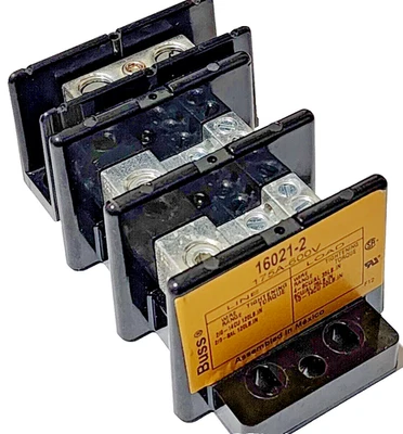OEM Bussmann 16021-2 / 160212 Fuse Block 175 Amp 600Vac (New no Box) - Image 1 of 4