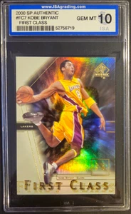 Kobe Bryant 2000-01 Upper Deck SP Authentic First Class #FC7 ISA 10 Gem Mint - Picture 1 of 2