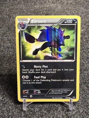 Pokemon TCG Zoroark Next Destinies 102/99 Heavy Played Secret Rare Holofoil - Image 1 of 2