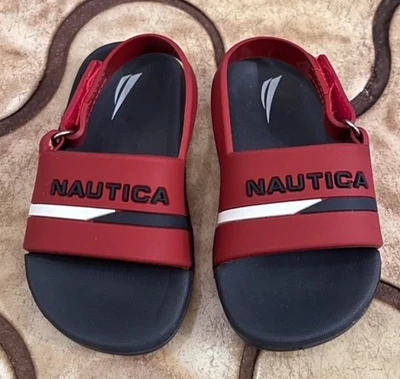 Nautica Baby Red and Navy Blue Sandals - Image 1 of 2